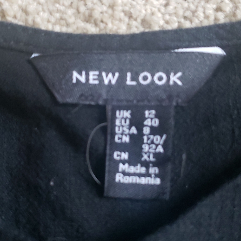 BLACK MILKMAID PUFF SLEEVE SQUARE NECK DRESS - Picture 3 of 6